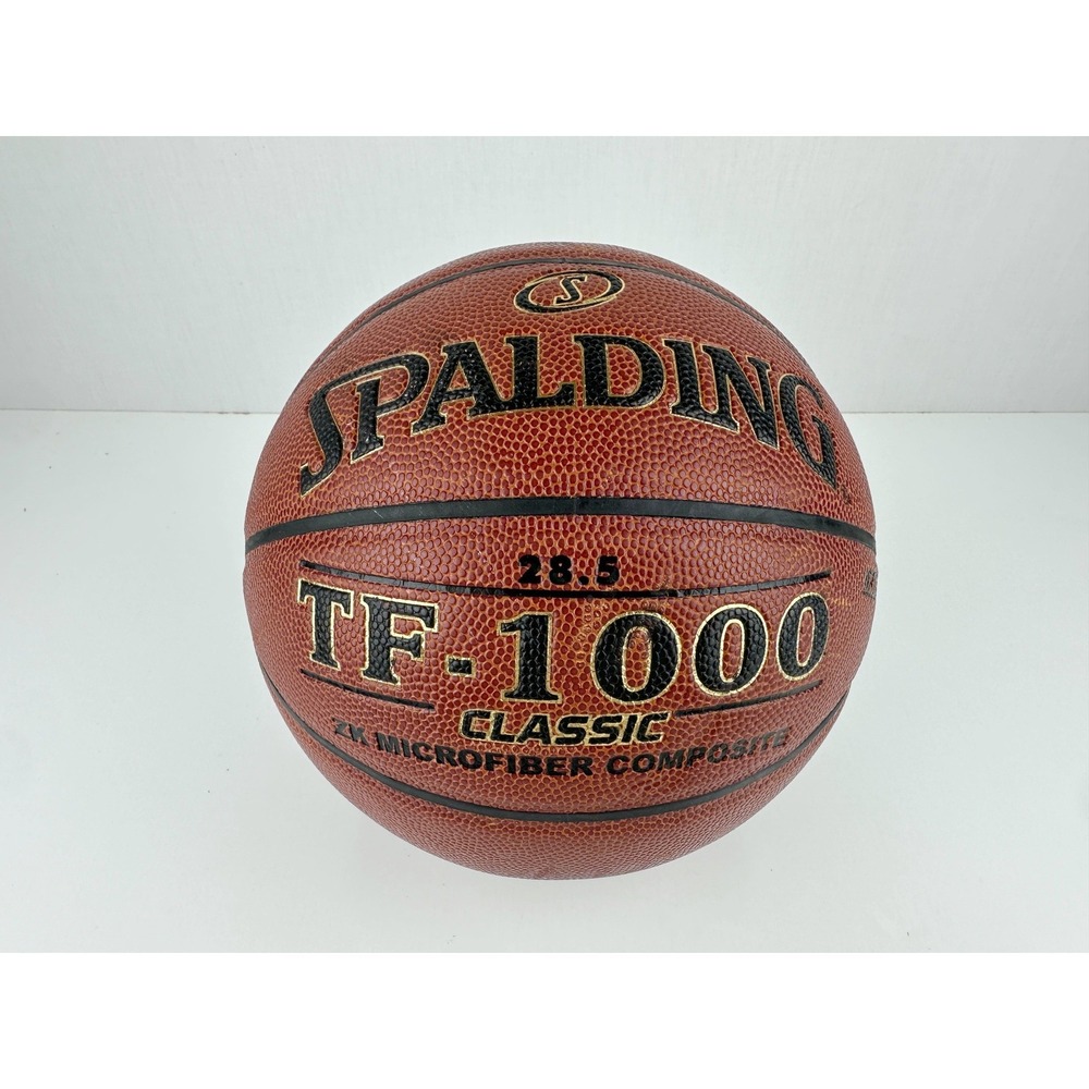Spalding TF-1000 Classic Basketball Intermediate ZK Microfiber Brown Size 6 28.5